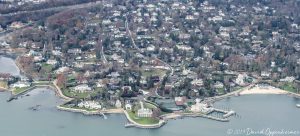 Belle Haven in Greenwich Connecticut Aerial