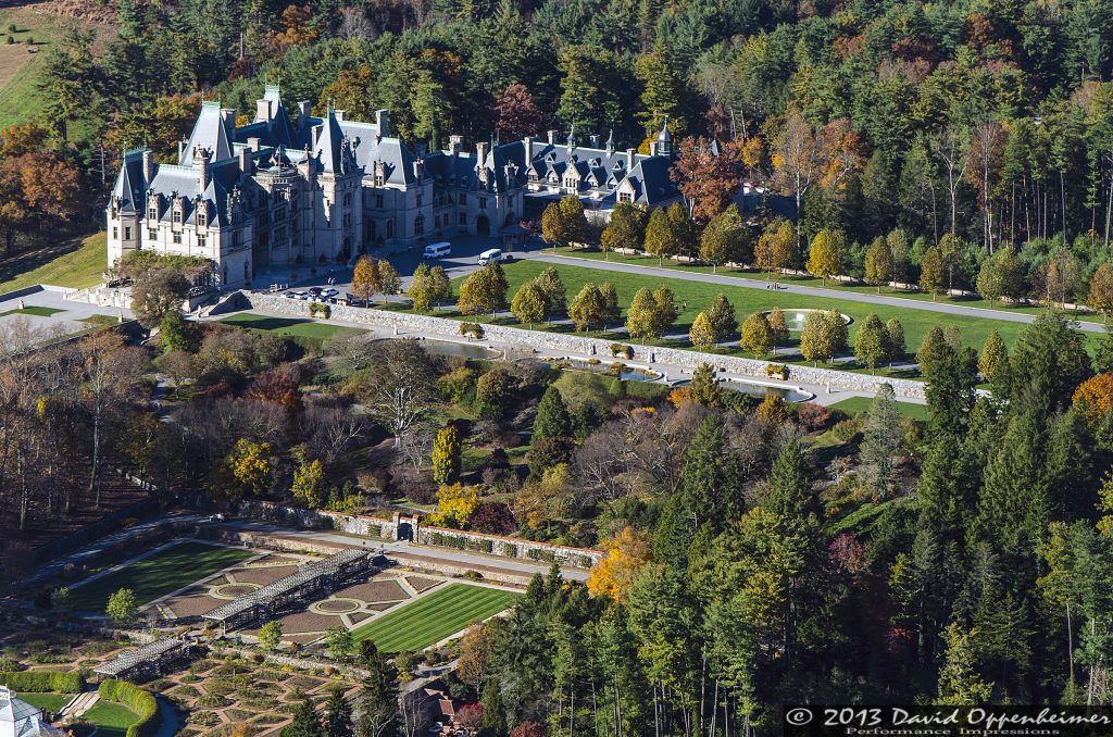 Biltmore Estate Aerial Photo