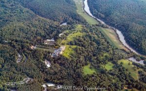 Biltmore Estate in Asheville, North Carolina Aerial View