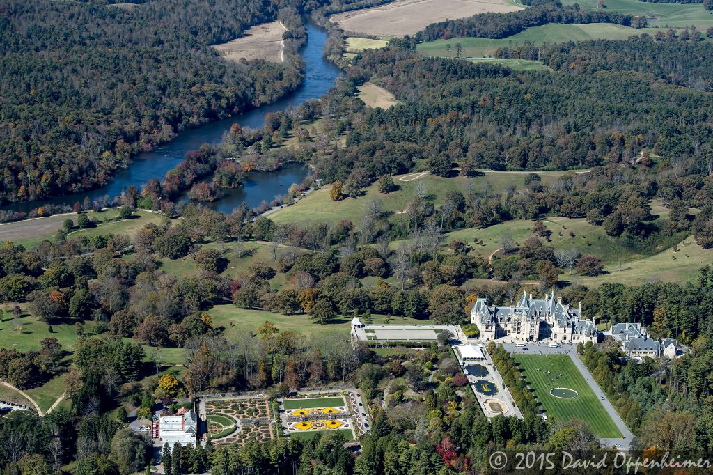 Biltmore Estate Aerial Photo