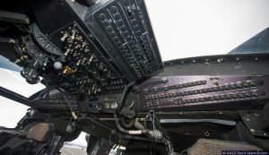 Cockpit of Sikorsky UH-60 Black Hawk Helicopter Instrument Panel