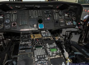 Cockpit of Sikorsky UH-60 Black Hawk Helicopter