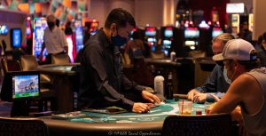Blackjack Table Gambling at Bellagio Hotel & Casino