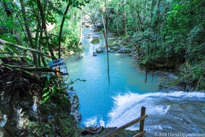 Blue Hole Waterfall in Ocho Rios, Jamaica