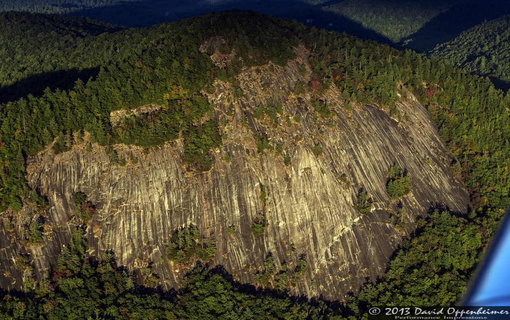 Rock Cliff in the Blue Ridge Mountains near Cashiers, North Carolina