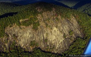 Rock Cliff in the Blue Ridge Mountains near Cashiers, North Carolina