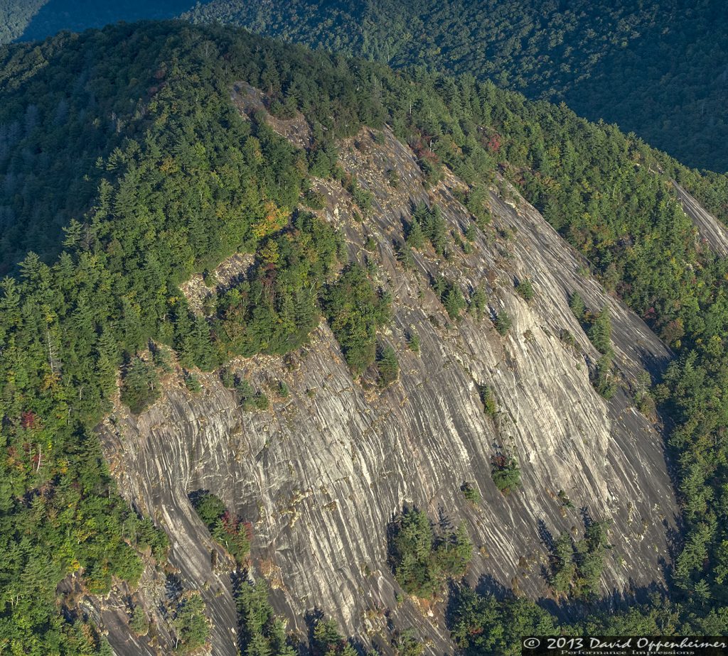 Rock Cliff in the Blue Ridge Mountains near Cashiers, North Carolina