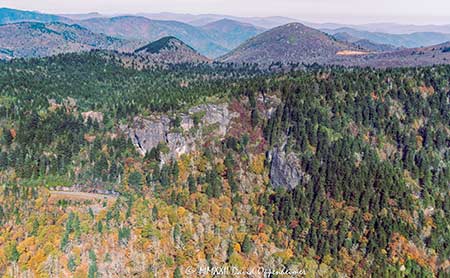 Aerial Photography of the Blue Ridge Parkway and Blue Ridge Mountains by David Oppenheimer