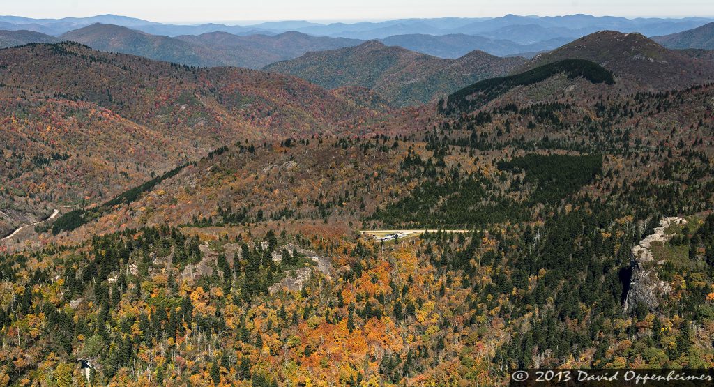 Devil's Courthouse along the Blue Ridge Parkway