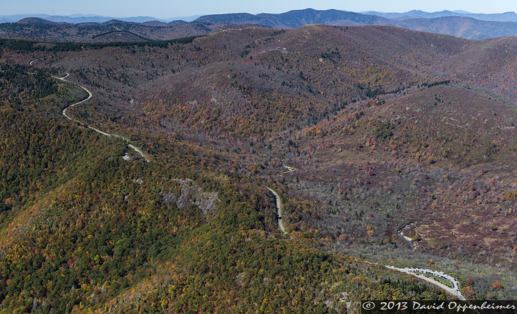 Graveyard Fields along the Blue Ridge Parkway