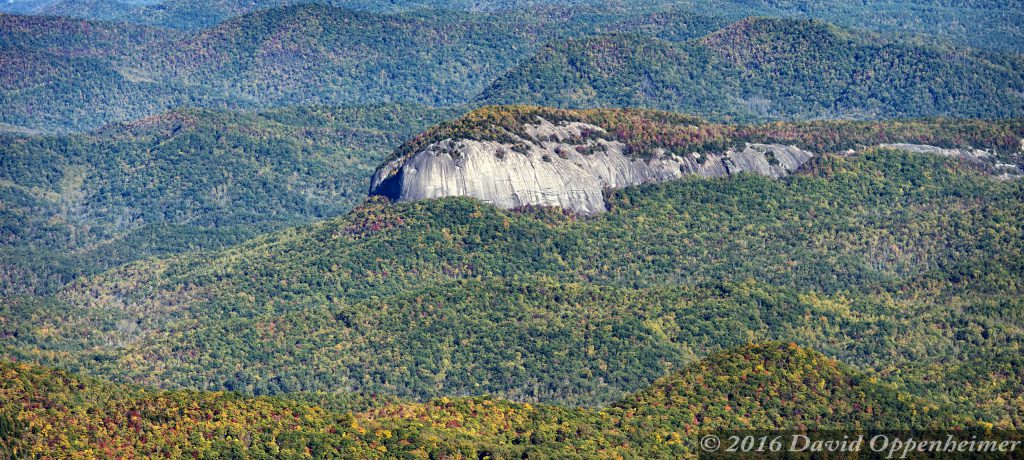Looking Glass Rock along the Blue Ridge Parkway