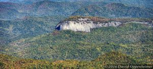 Looking Glass Rock along the Blue Ridge Parkway