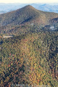 Blue Ridge Parkway Mount Pisgah aerial view 6871