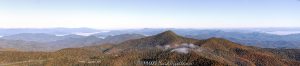 Blue Ridge Parkway Pisgah Mountain panoramic aerial view 6854