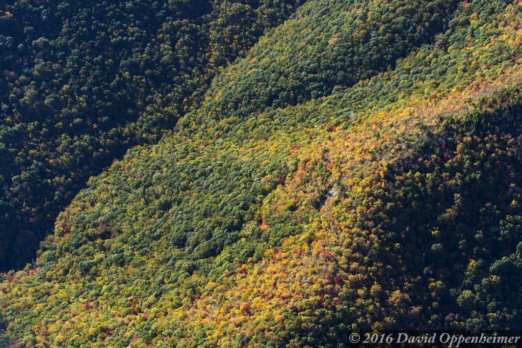 Blue Ridge Parkway Fall Colors Aerial