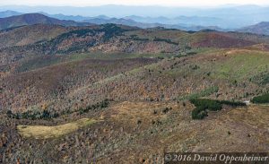 Blue Ridge Parkway Fall Colors Aerial