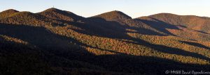 Blue Ridge Parkway late day shadows on ridgelines in Autumn 7648 scaled