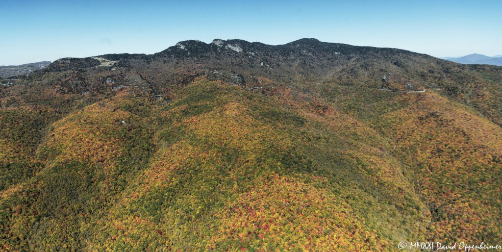 Blue Ridge Parkway viaduct Grandfather Mountain aerial 8339 scaled