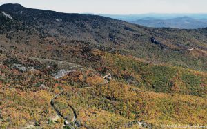 Blue Ridge Parkway viaduct Grandfather Mountain aerial 8426 scaled