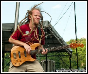 Bob Jefferson on Bass with SOJA at All Good Festival 2010