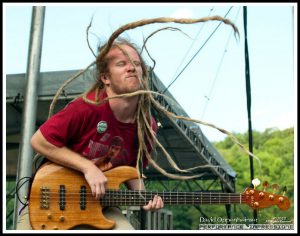 Bob Jefferson on Bass with SOJA at All Good Festival 2010