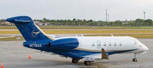 Airshare Bombardier Challenger 300 at Miami Executive Airport