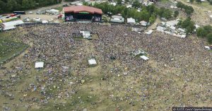 Bonnaroo Music Festival Aerial View