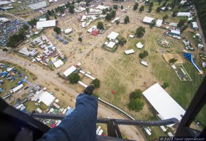 Bonnaroo Music Festival Aerial View