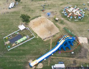 Bonnaroo Music Festival Aerial View