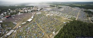 Bonnaroo Music Festival Aerial View