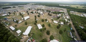 Bonnaroo Music Festival Aerial View