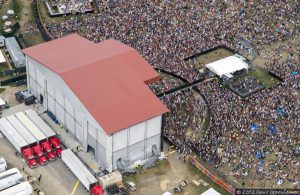 Bonnaroo Music Festival Aerial View