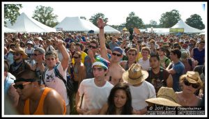 Festival Concert Crowd at Bonnaroo Music Festival