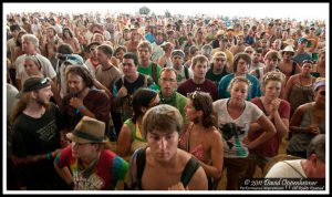 Bonnaroo Music Festival Crowd at Railroad Earth 