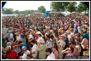 Festival Concert Crowd at Bonnaroo Music Festival