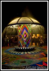 Bonnaroo Mushroom Fountain - 2010 Bonnaroo Music Fesitval Photos - © 2011 David Oppenheimer