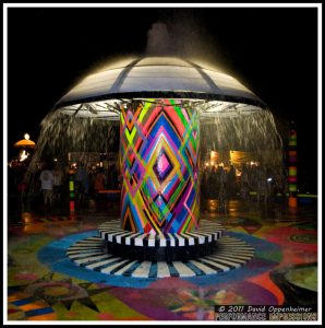 Bonnaroo Mushroom Fountain - 2010 Bonnaroo Music Festival Photos - © 2011 David Oppenheimer