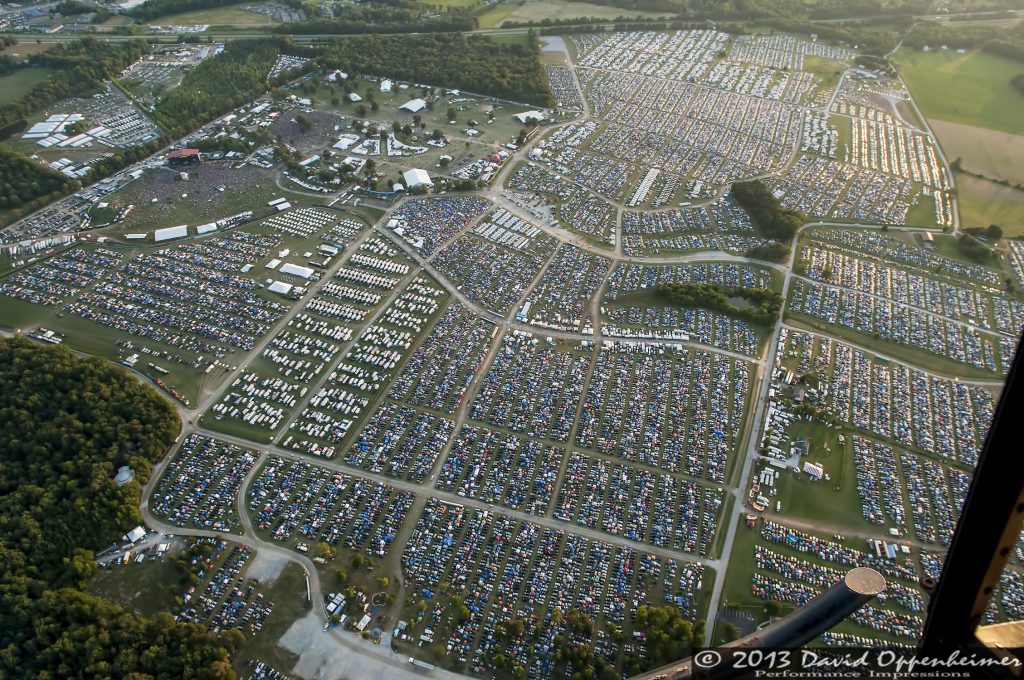 Bonnaroo Music Festival Aerial Photo