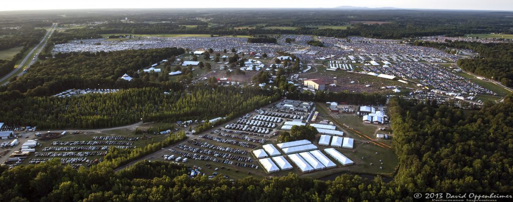 Bonnaroo Music Festival Aerial Photo