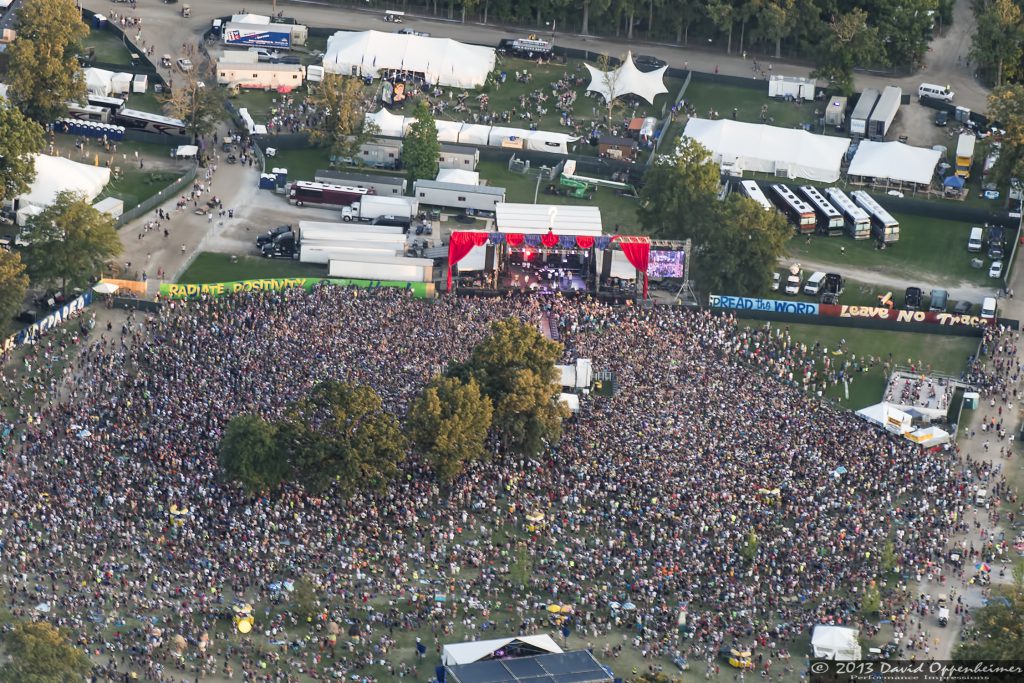 Bonnaroo Music Festival Aerial Photo
