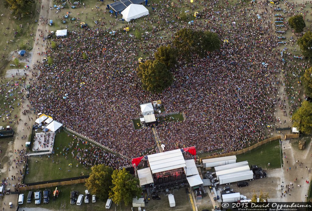 Bonnaroo Music Festival Aerial Photo