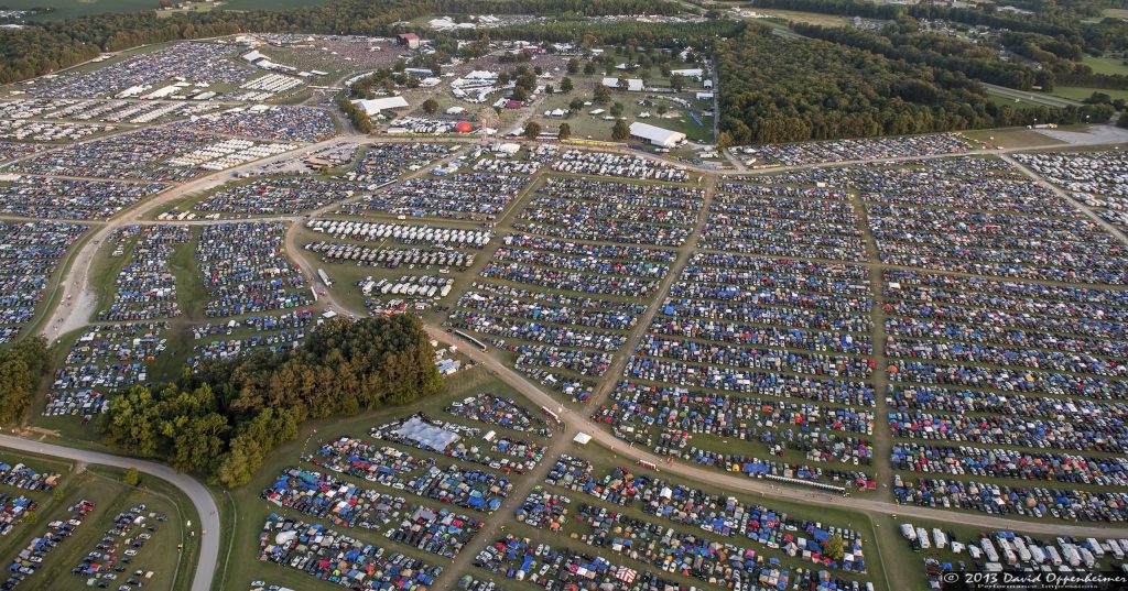 Bonnaroo Music Festival Aerial Photo