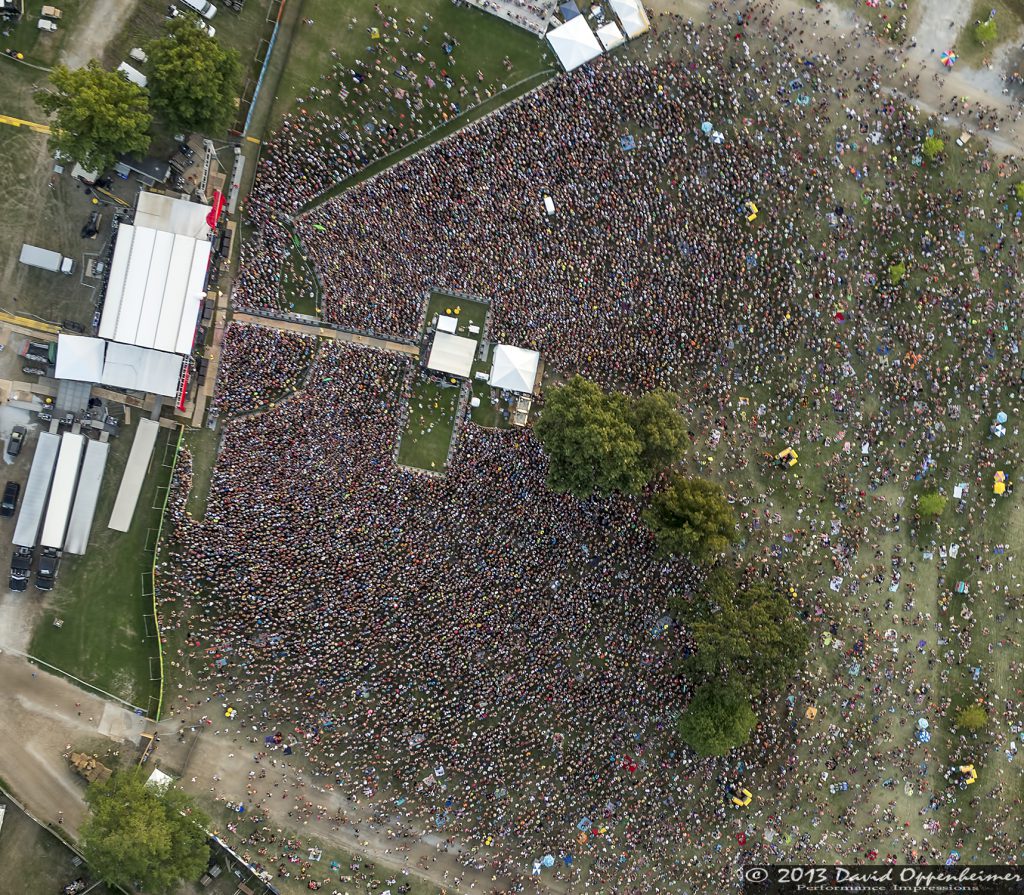 Bonnaroo Music Festival Aerial Photo