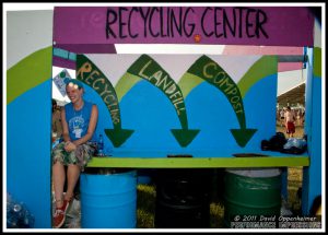 Recycling Center at Bonnaroo Music Festival