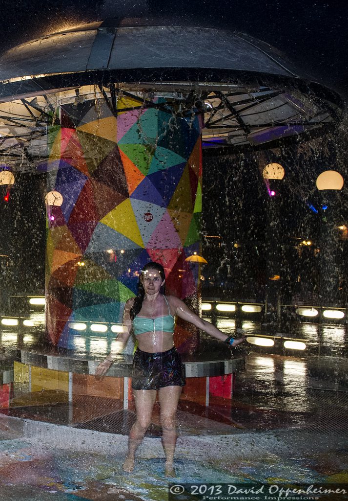 Bonnaroo Mushroom Fountain Girl