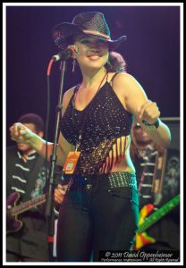 Candice Cheatham with Bootsy Collins & The Funk University at Bonnaroo