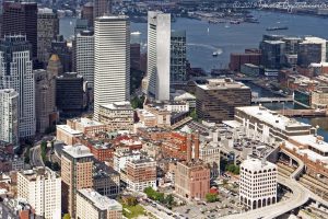 Boston Leather District Real Estate Aerial