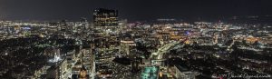 Boston Skyline Cityscape at Night