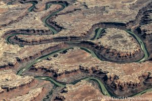 Bowknot Bend on Green River in Utah