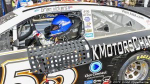 Brian Vickers at Bristol Motor Speedway during NASCAR Sprint Cup Food City 500